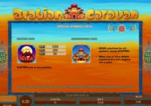 arabian caravan slot screenshot 2