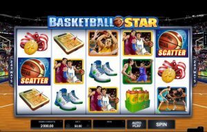 basketball star slot screenshot 1