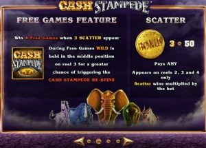 cash stampede slot screenshot 3