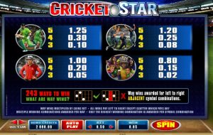cricket star slot screenshot 4