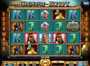 crown of egypt slot screenshot 1