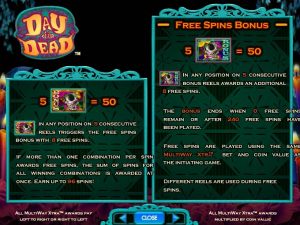 day of the dead slot screenshot 4