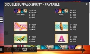 double buffalo spirit slot screenshot 2