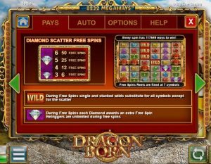 dragon born slot screenshot 4