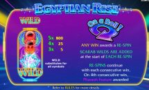 egyptian rise slot screenshot 2