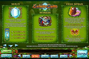 enchanted crystals slot screenshot 2