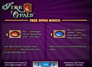 fire opals slot screenshot 4