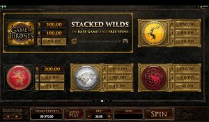 game of thrones slot screenshot 4