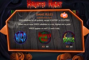 haunted night slot screenshot 3