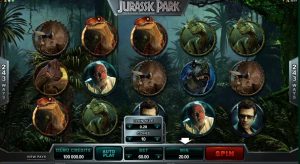 jurassic park slot screenshot 1