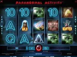 paranormal activity slot screenshot 1