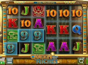 queen of riches slot screenshot 1