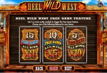 reel wild west slot screenshot 3