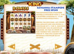 savanna king slot screenshot 4