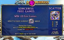 spin sorceress slot screenshot 3