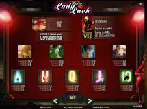 super lady luck slot screenshot 2