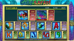 surf safari slot screenshot 3
