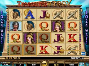 treasures of troy 40 slot screenshot 1