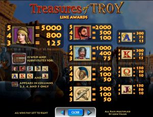 treasures of troy 40 slot screenshot 4