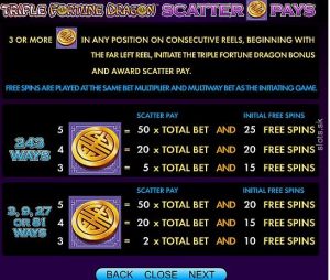 triple fortune dragon slot screenshot 4