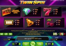 twin spin slot screenshot 3