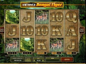untamed bengal tiger slot screenshot 1