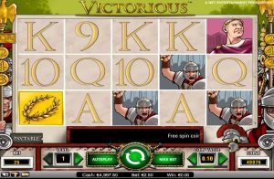 victorious slot screenshot 1