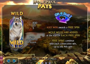 wolfpack pays slot screenshot 2
