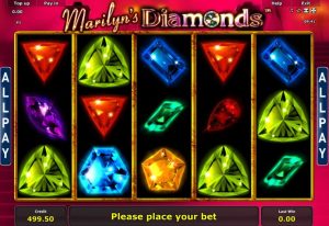 marilyns diamonds slot screenshot 4