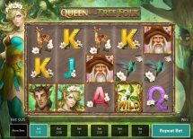 queen of the tree folk slot screenshot 1