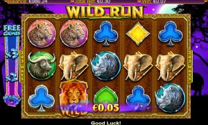wild run slot screenshot 1