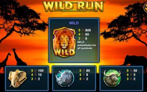 wild run slot screenshot 2