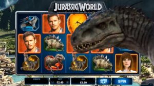jurassic world slot screenshot 1