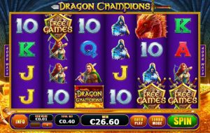dragon champions slot screenshot 1