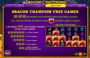 dragon champions slot screenshot 4